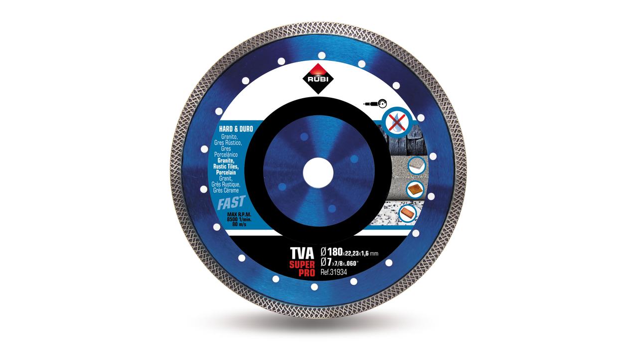Diamantkapskiva Rubi TVA 180 SuperPro; 180 mm