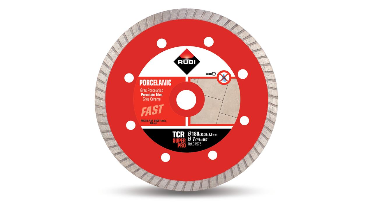 Diamantkapskiva Rubi TCR 180 SuperPro; 180 mm