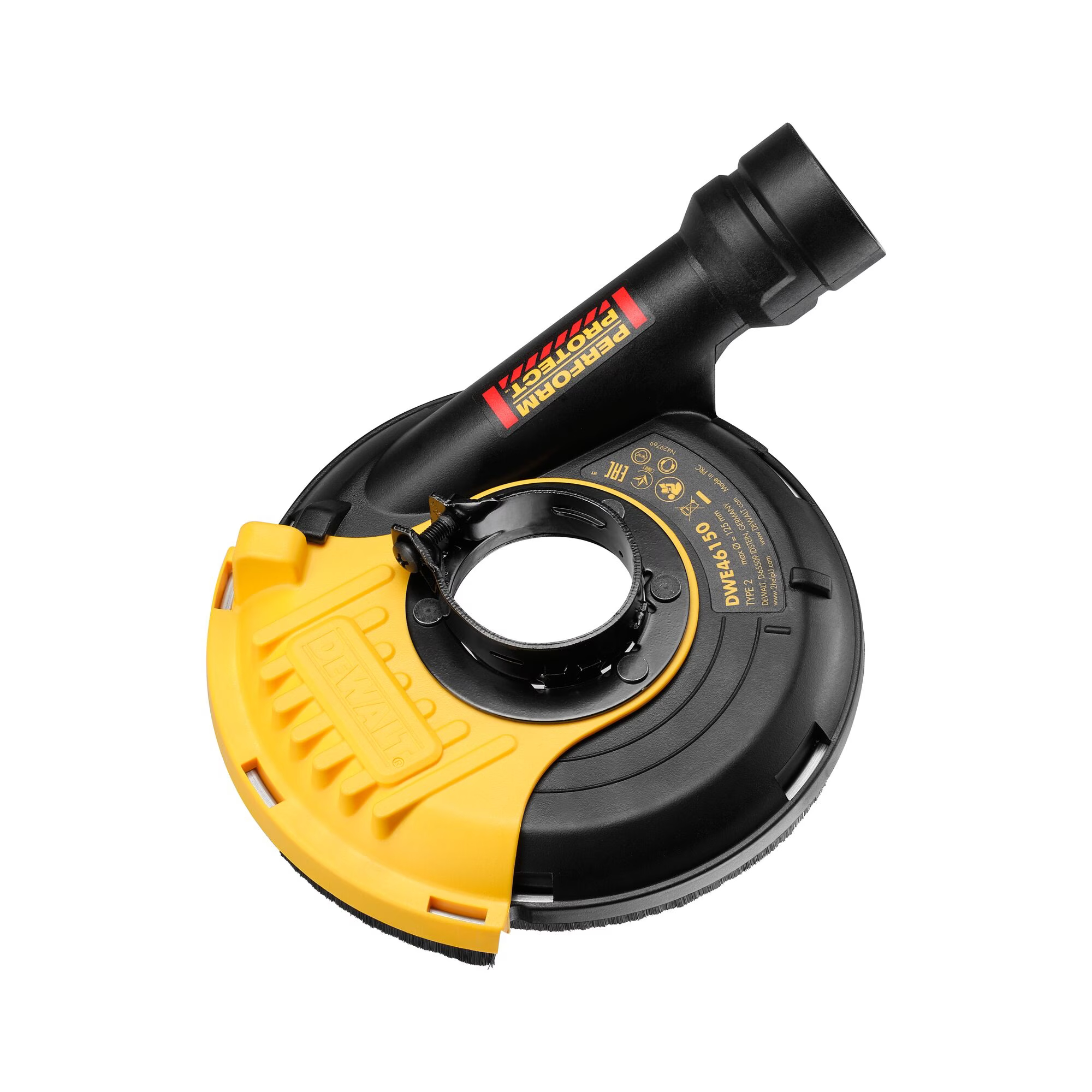 Utsugshuv med sprängskydd för vinkelslipar DeWalt DWE46150