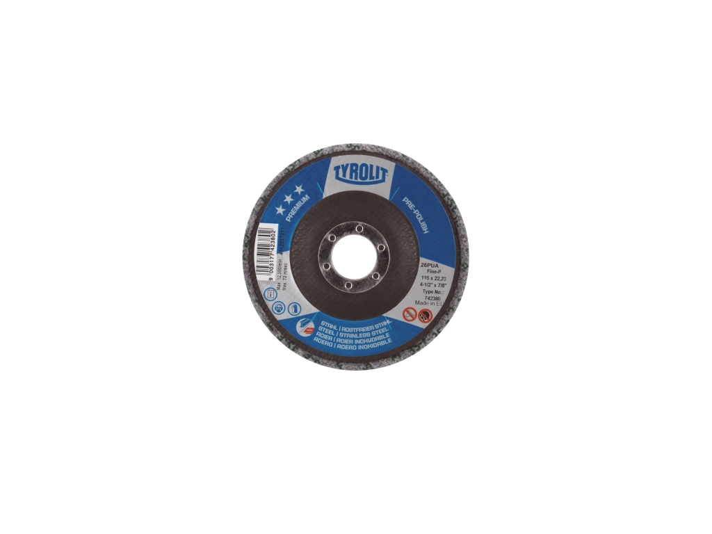 Slipdisk före polering Tyrolit; 125x22,23 mm; 1 st.