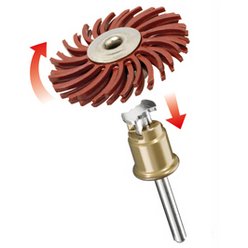 Polerborste för detaljer Dremel 2615S473JA kornstorlek 220 (473S)