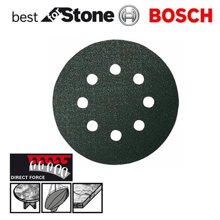 Sandpapper för excenterslipar Best for Stone; 125 mm; K180; 5 st.