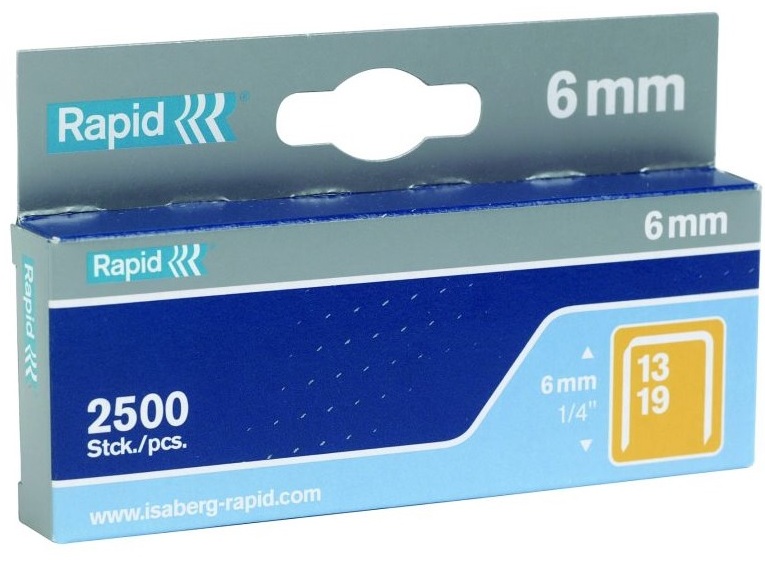 Häftklammer  Rapid; 10,6x6 mm; 2500 st.; typ 13