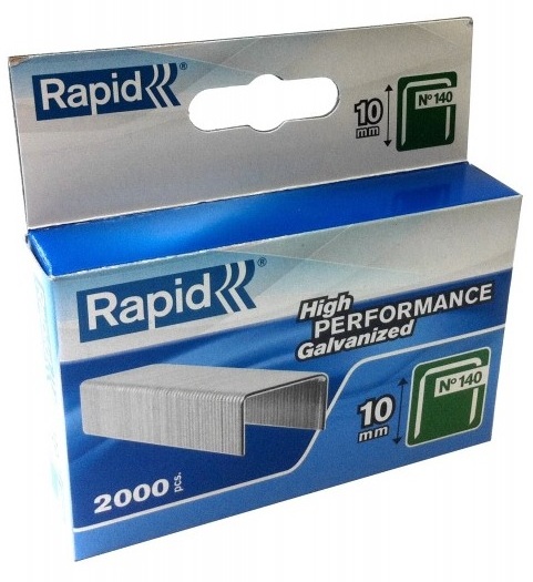 Häftklammer  Rapid; 10,6x10 mm; 2000 st.; typ 140