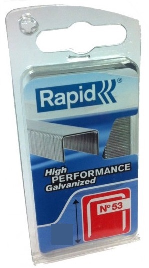 Häftklammer  Rapid; 11,4x12 mm; 1080 st.; typ 53