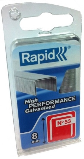 Häftklammer  Rapid; 11,4x8 mm; 1080 st.; typ 53
