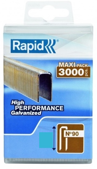 Häftklammer  Rapid; 5,7x25 mm; 3000 st.; typ 90
