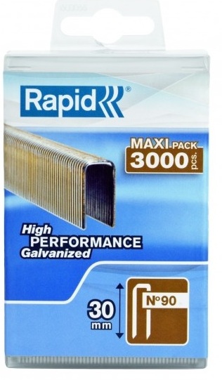 Häftklammer  Rapid; 5,7x30 mm; 3000 st.; typ 90