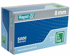 Häftklammer  Rapid; 10,6x8 mm; 5000 st.; typ 140