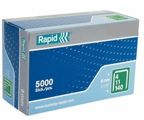 Häftklammer  Rapid; 10,6x10 mm; 5000 st.; typ 140