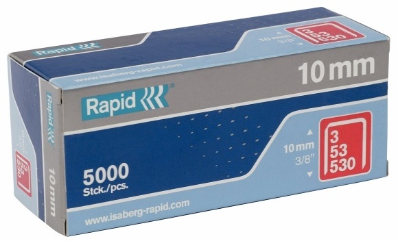 Häftklammer  Rapid; 11,4x10 mm; 5000 st.; typ 53