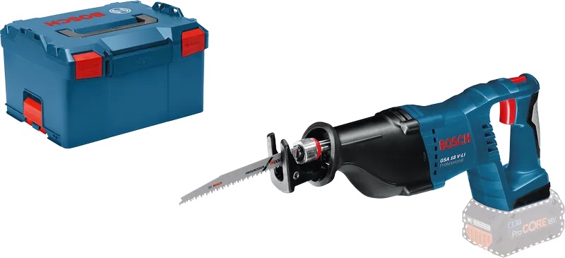 Batteridriven tigersåg Bosch GSA 18 V-LI solo (utan batteri och laddare)