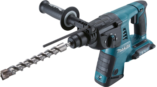 Batteridriven borrhammare Makita DHR264Z; 2x18 V; 2,5 J; SDS-plus (utan batteri och laddare)