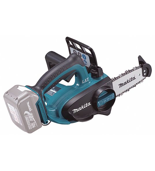 Elkedjesåg Makita DUC122Z; 18 V 11,5 cm svärd; (Utan batteri och laddare)