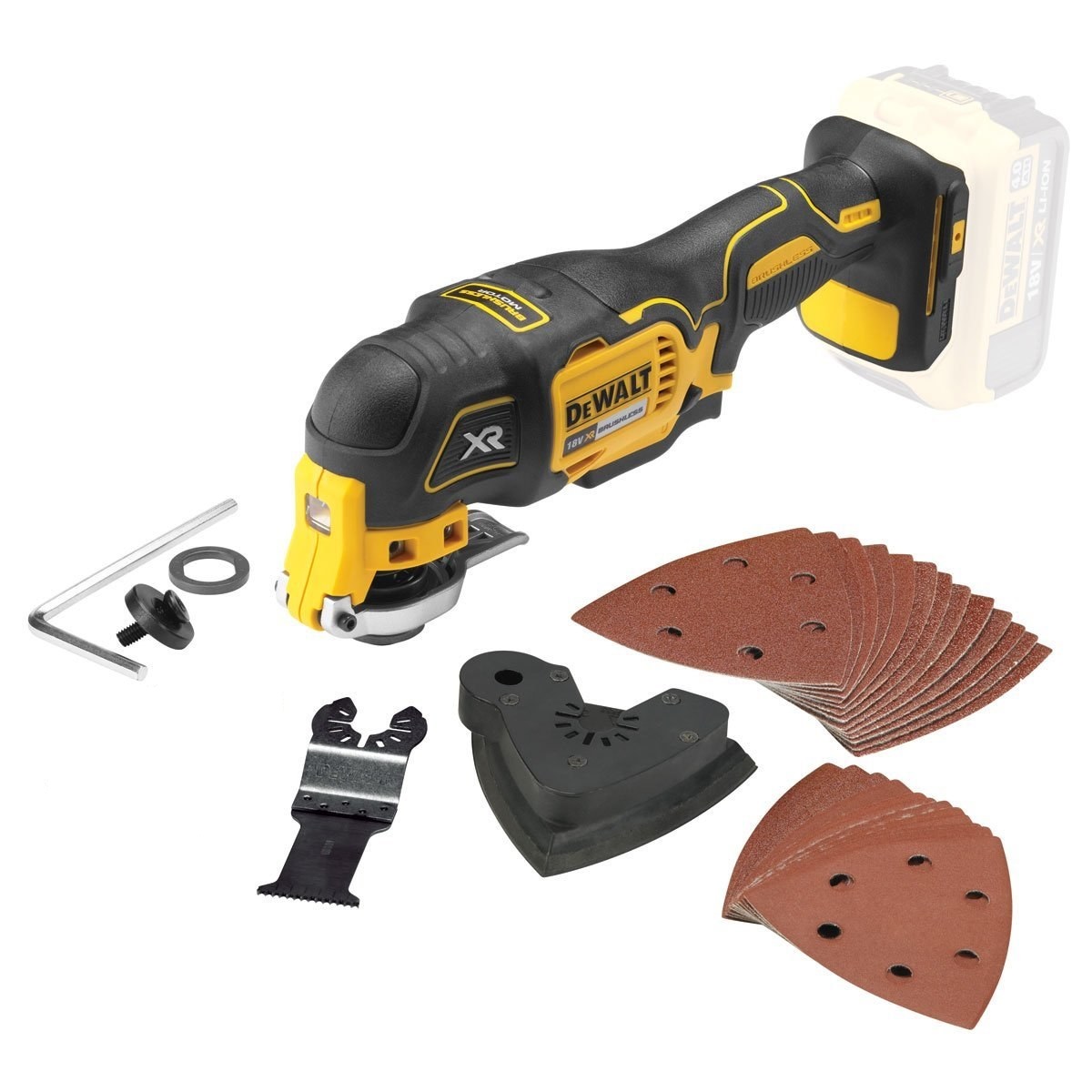 Flerfunktionsverktyg DeWalt DCS355N-XJ (Utan batteri och laddare)