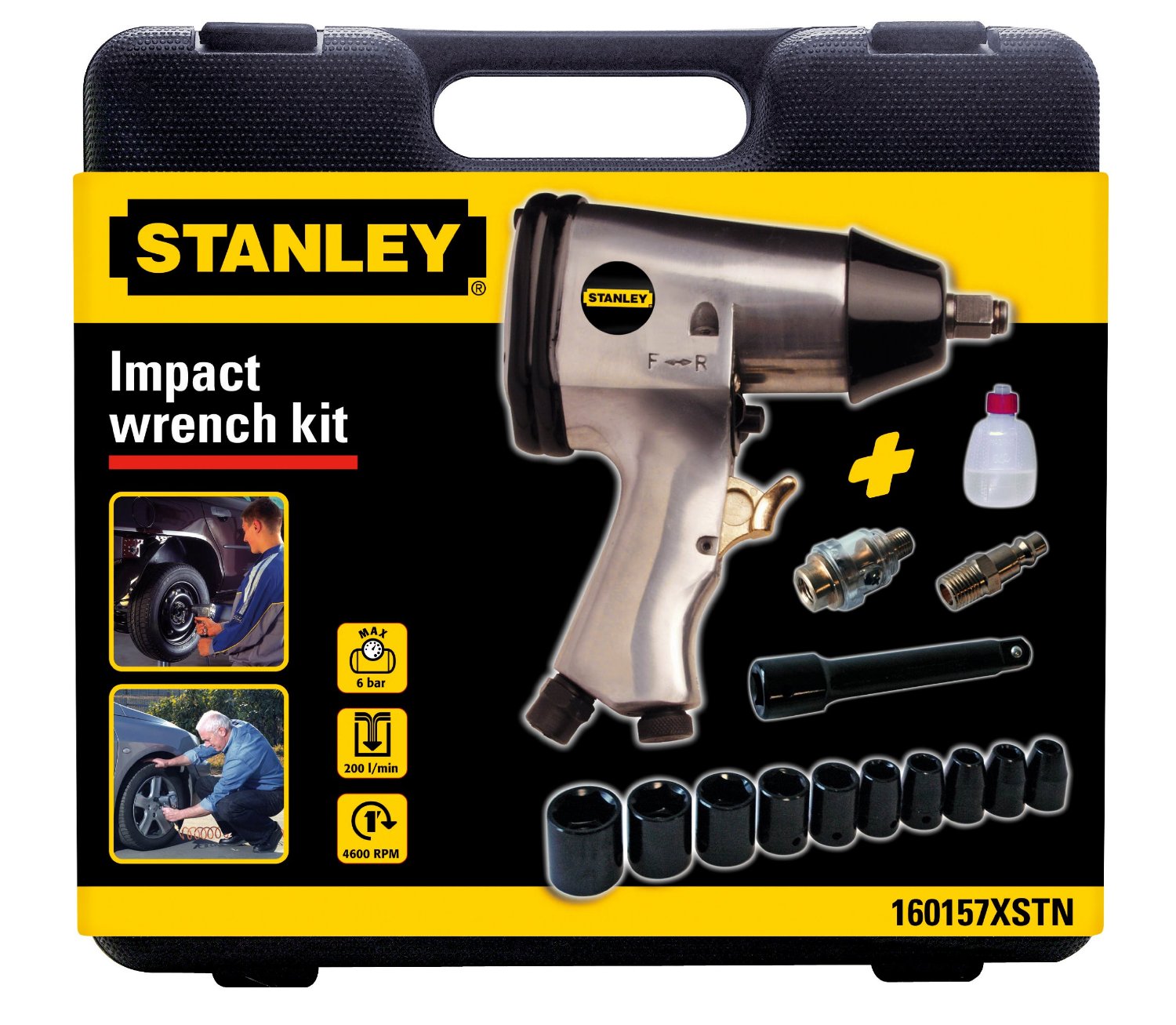 Pneumatisk slagmutterdragare Stanley 160157XSTN
