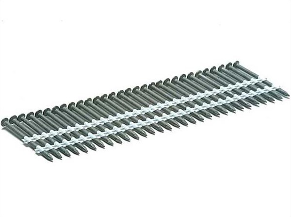 Spik Bostitch; 2,8x63 mm; 33°; 2200 st; galvaniserat i räfflad skaft