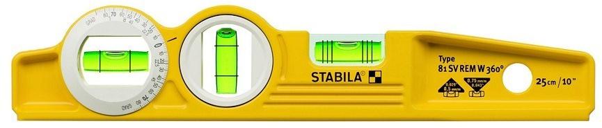 Vinkel-och lutningsmätare Stabila 81SV REM W360; 25 cm