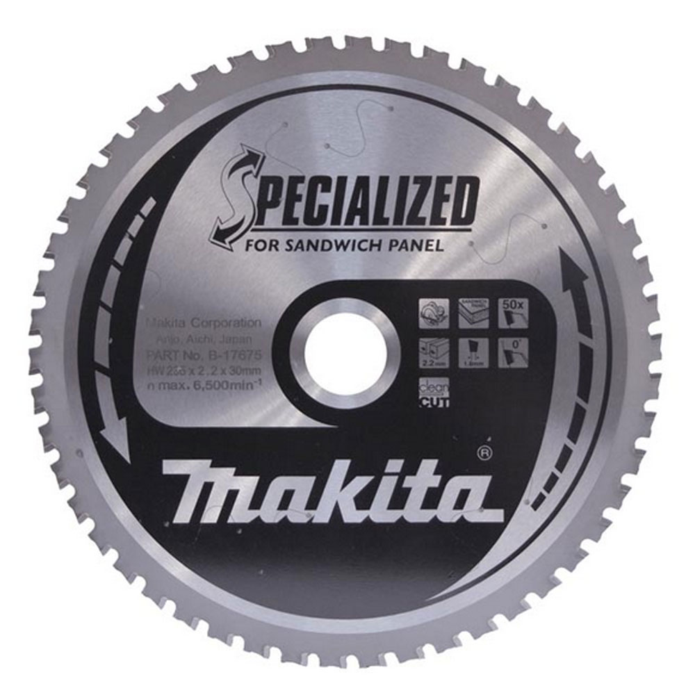 Sågklinga Makita Sandwich; 355x3,2x30,0 mm; Z80; 15°