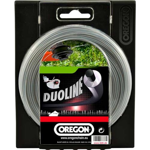 Trimmertråd Oregon Duoline (90m x 2,4mm)
