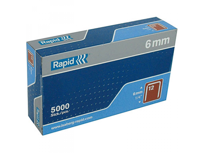 Häftklammer  Rapid; 12,95x6 mm; 5000 st.; typ 12
