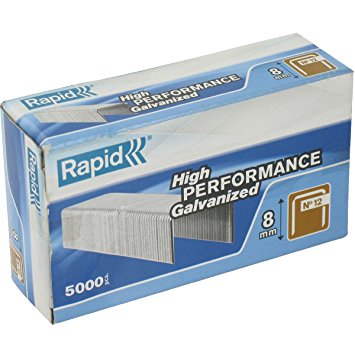 Häftklammer  Rapid; 12,95x8 mm; 5000 st.; typ 12