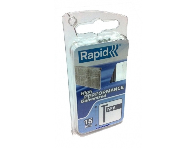 Spik Rapid; 15 mm; 1000 st.; typ 8