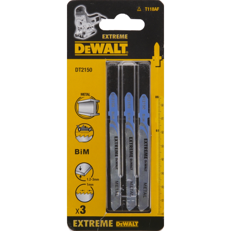 Sticksågsblad DeWalt EXTREME; 3 st.