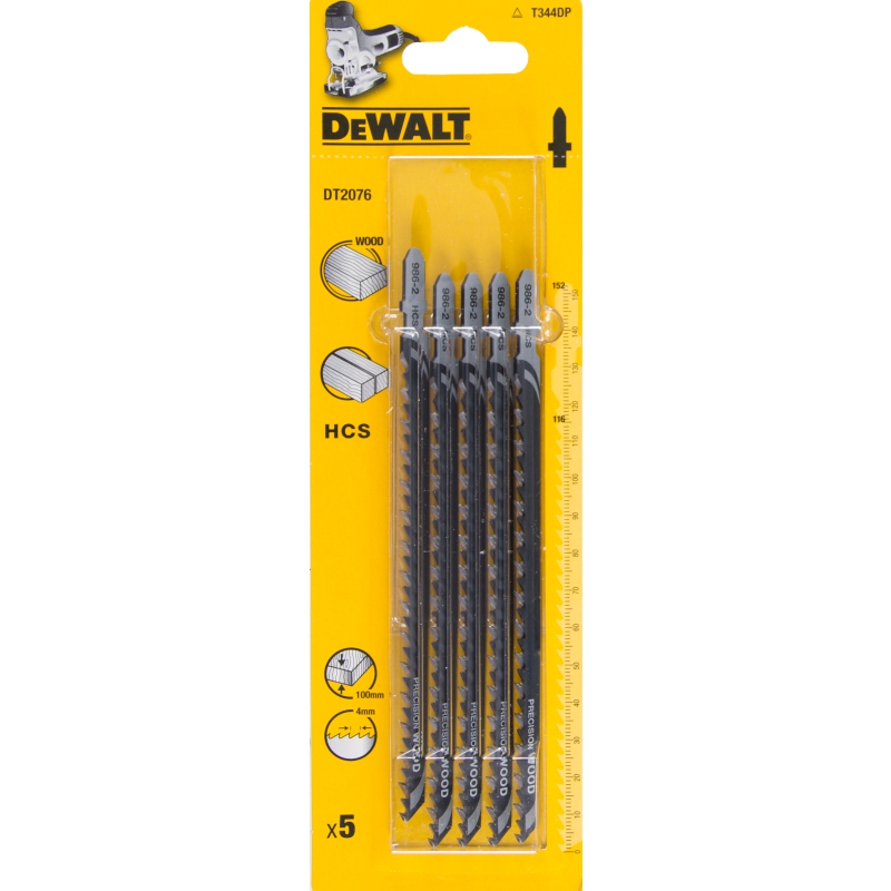 Sticksågsblad DeWalt T344DP; 5 st.