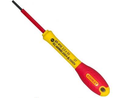 Platt skruvmejsel Stanley FatMax VDE; SL2,5; 1000 V