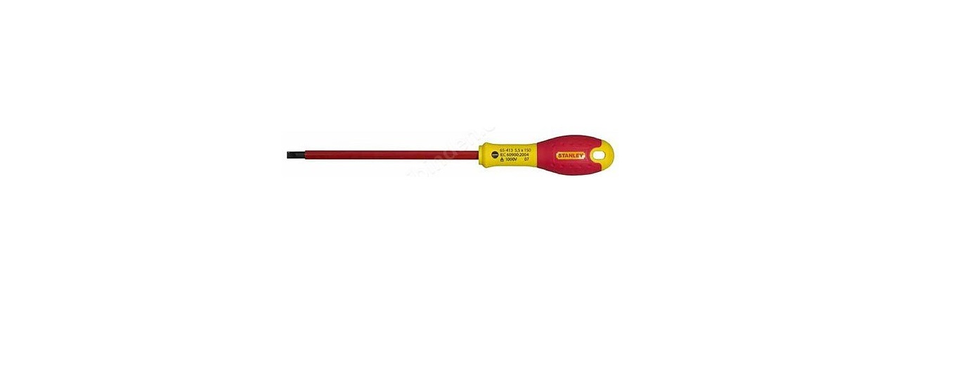 Platt skruvmejsel Stanley FatMax VDE; SL4; 1000 V