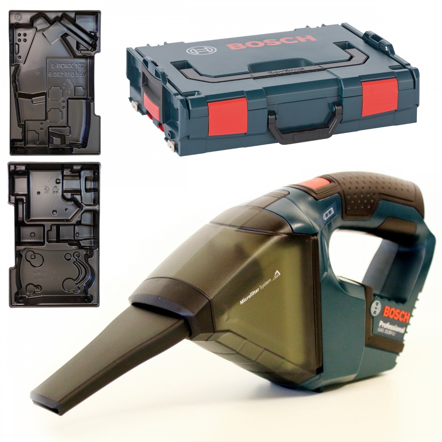 Batteridriven dammsugare Bosch GAS 12V; 12 V utan batteri och laddare