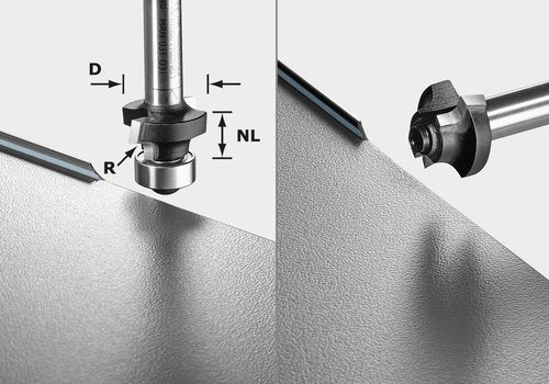 Avrundningsfräs Festool HW; 2/20/47 mm
