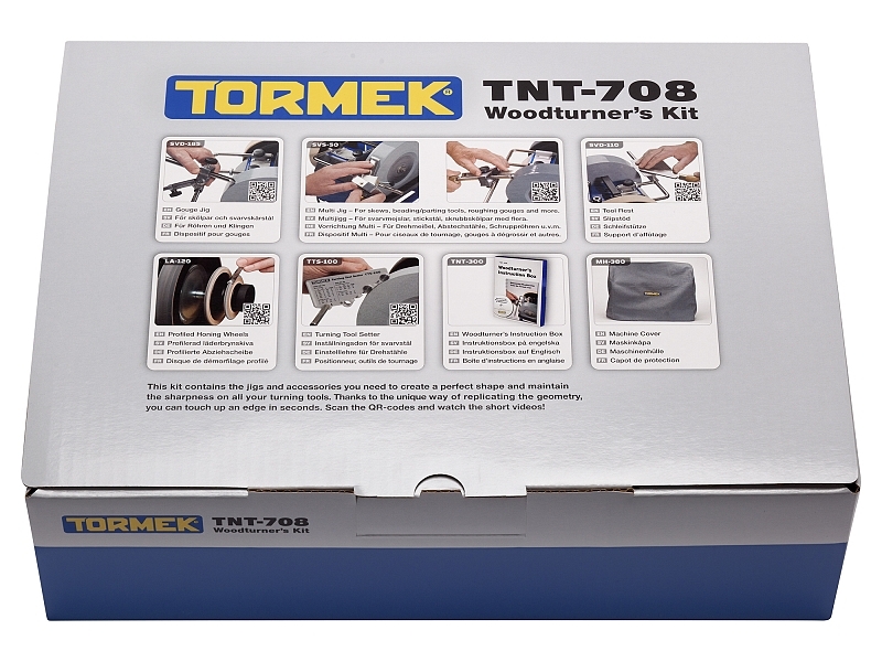 Svarpaket Tormek TNT-708 (SVS-50, SVD-186, TTS-100, SVD-110, LA-120, MH-380, TNT-300)