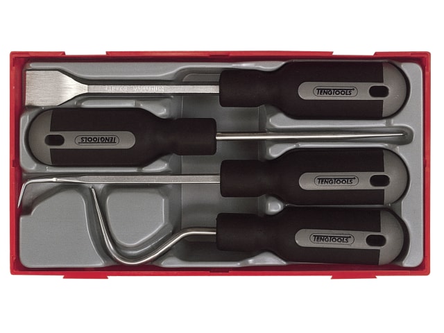 Strimlingsverktygssats Teng Tools TTSR04; 4 st.
