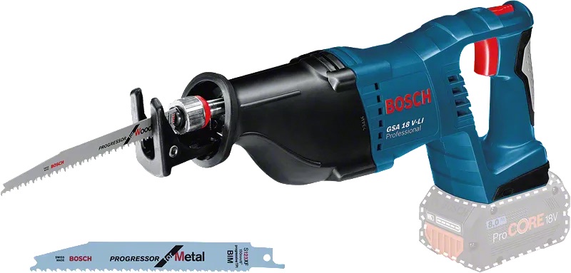 Tigersåg Bosch GSA 18 V-LI (utan batteri och laddare)