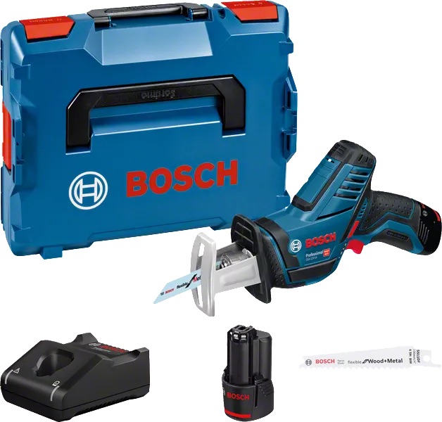 Tigersåg Bosch GSA 12V-14; 12 V; 2x3,0 Ah batt.